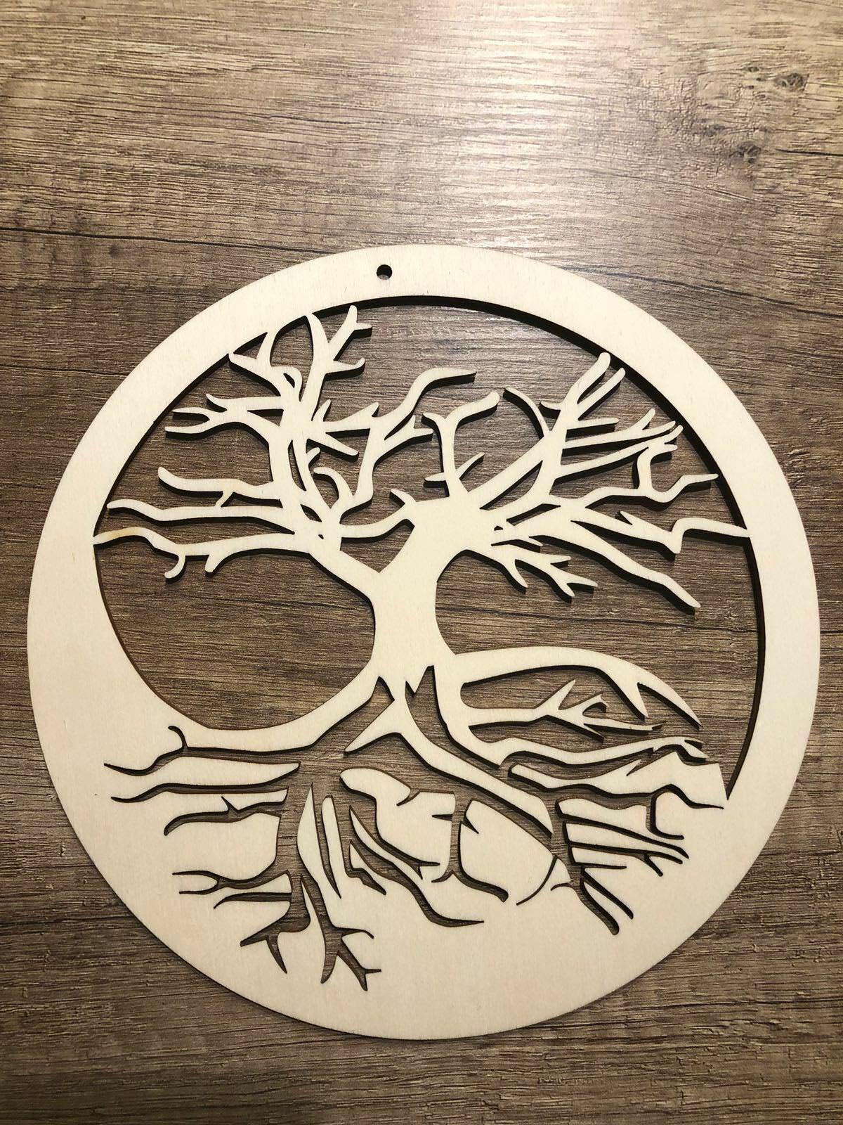 Holzwand Deko Einzigartig Dekoracje Baum Des Lebens Lebensbaum Wanddeko Bild Deko