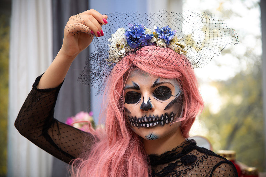 Horror Braut KostÃ¼m Frisch Halloween Make Up Tutorial tote Horror Braut Glamour