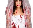 Horror Braut KostÃ¼m Genial Blutverschmierter Brautschleier Schleier Zombie Braut