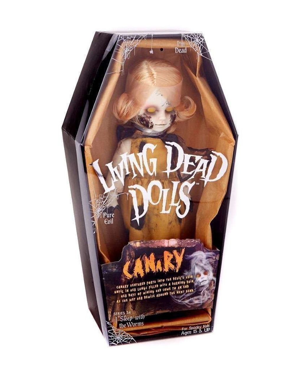 Horror Deko Luxus Living Dead Dolls Canary 25 Cm