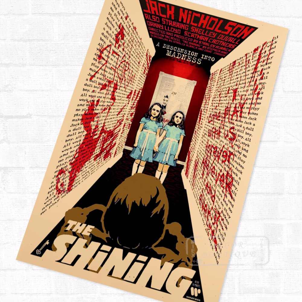 Horror Deko Neu Classic Horror the Shining Retro Posters Good Quality