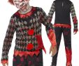 Horror Halloween KostÃ¼me Elegant Boys Zombie Scary Clown Costume Evil Jester Horror