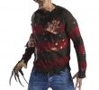 Horror Halloween KostÃ¼me Elegant Freddy Costume Sweater W Burned Flesh Adult