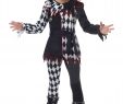 Horror Halloween KostÃ¼me Luxus Creepy Jester Girl Costume for Kids