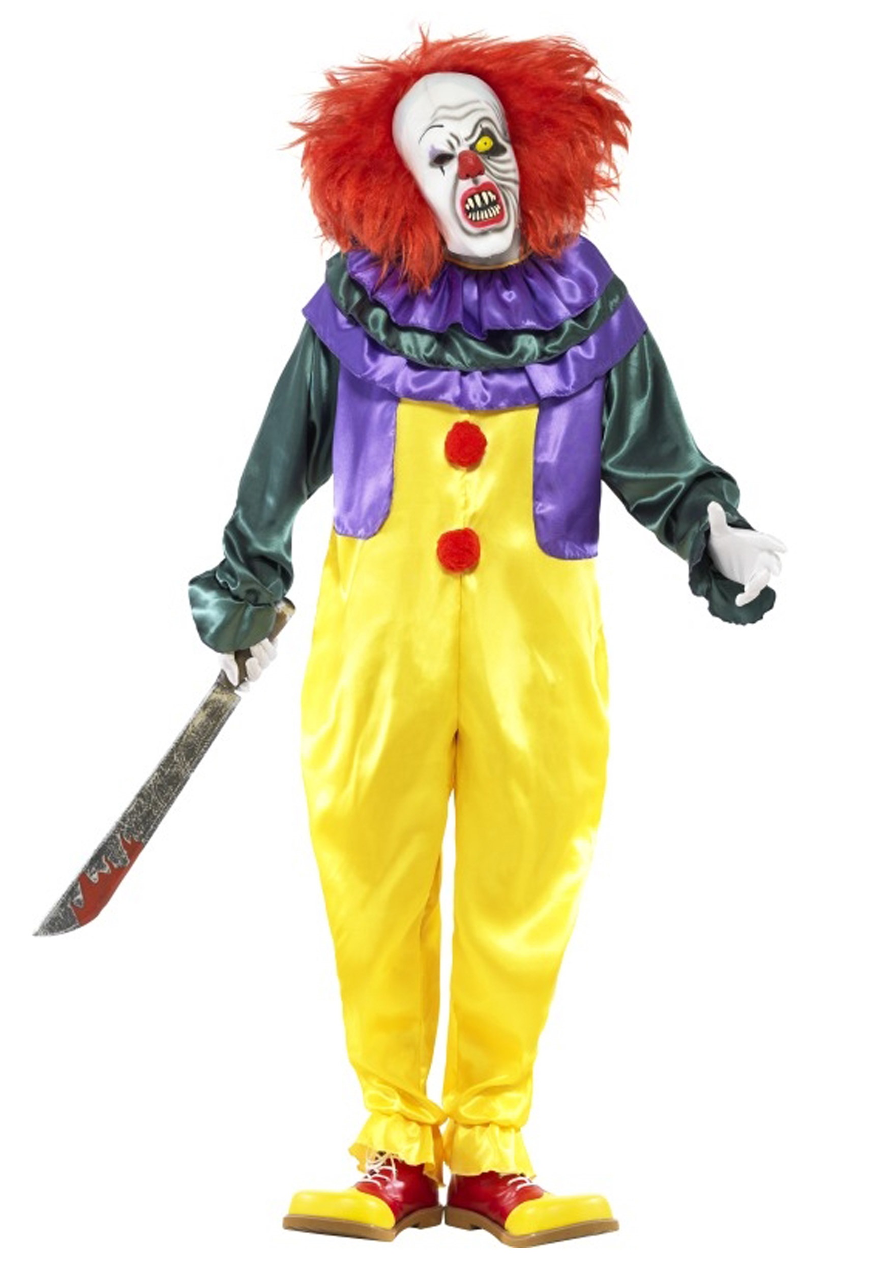 Horror Halloween KostÃ¼me Schön Classic Horror Clown Costume