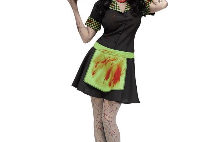 Horror Verkleidung Inspirierend 50er Jahre Zombie Kellnerin Kostüm