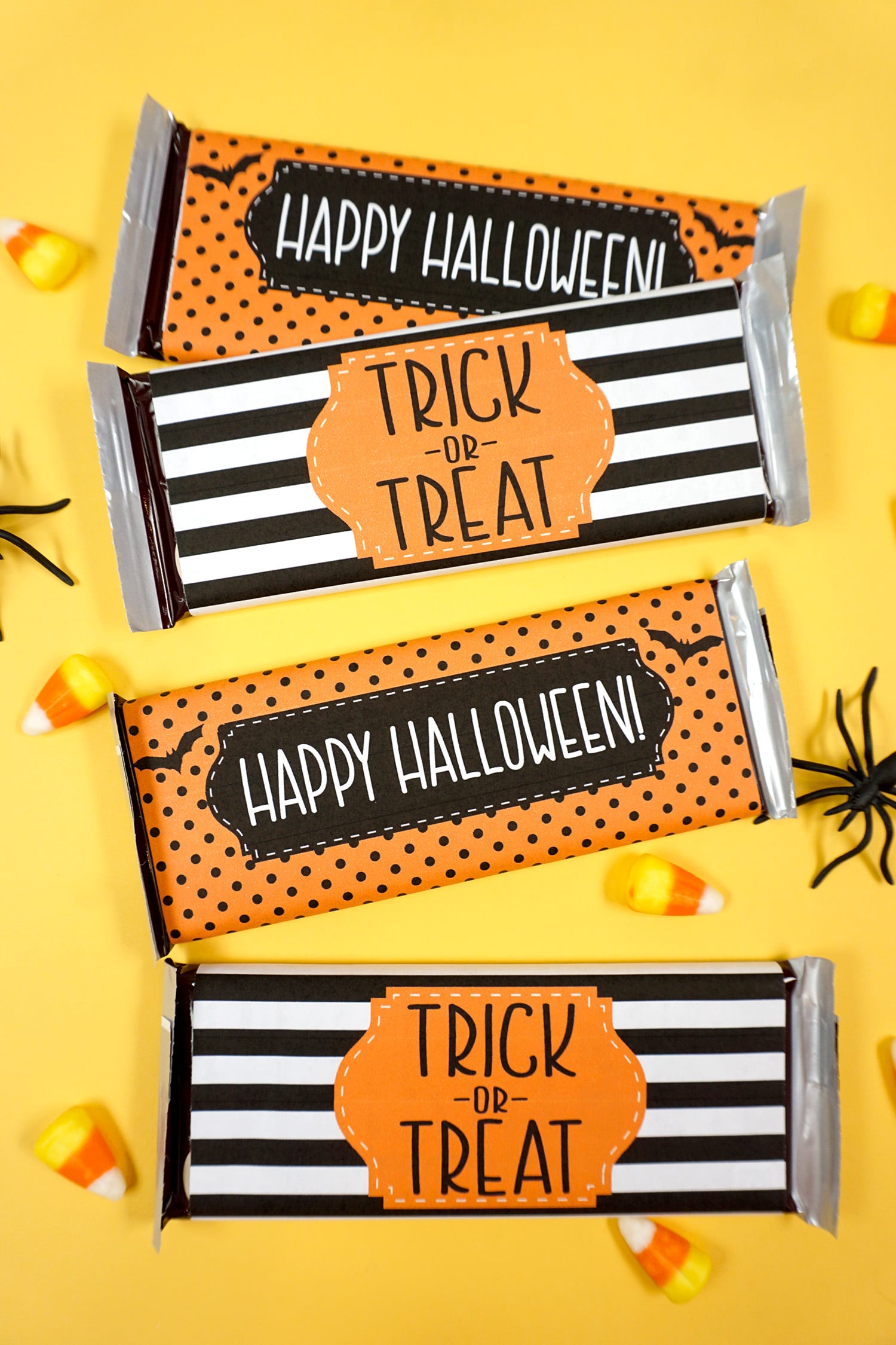 Ideen Halloween Party Luxus Free Printable Halloween Candy Bar Wrappers Happiness is