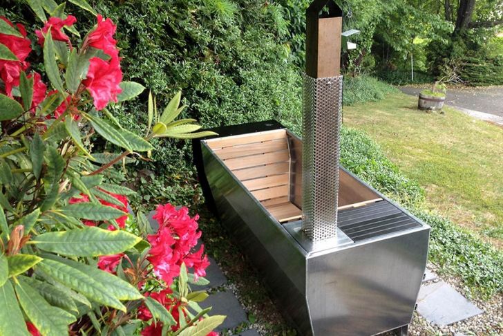 Japanisches Wasserspiel Selber Bauen Best Of soak – Eine Beheizte Außenbadewanne Mit Stil