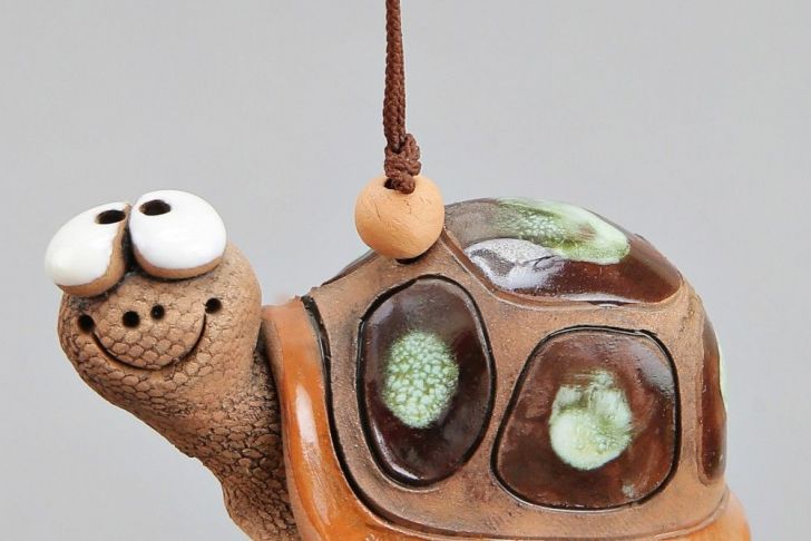 Keramik Deko Garten Genial Turtle Bell