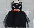 Kleid Halloween Elegant Black Cat Tutu Dress Halloween Costume Kitty Ears