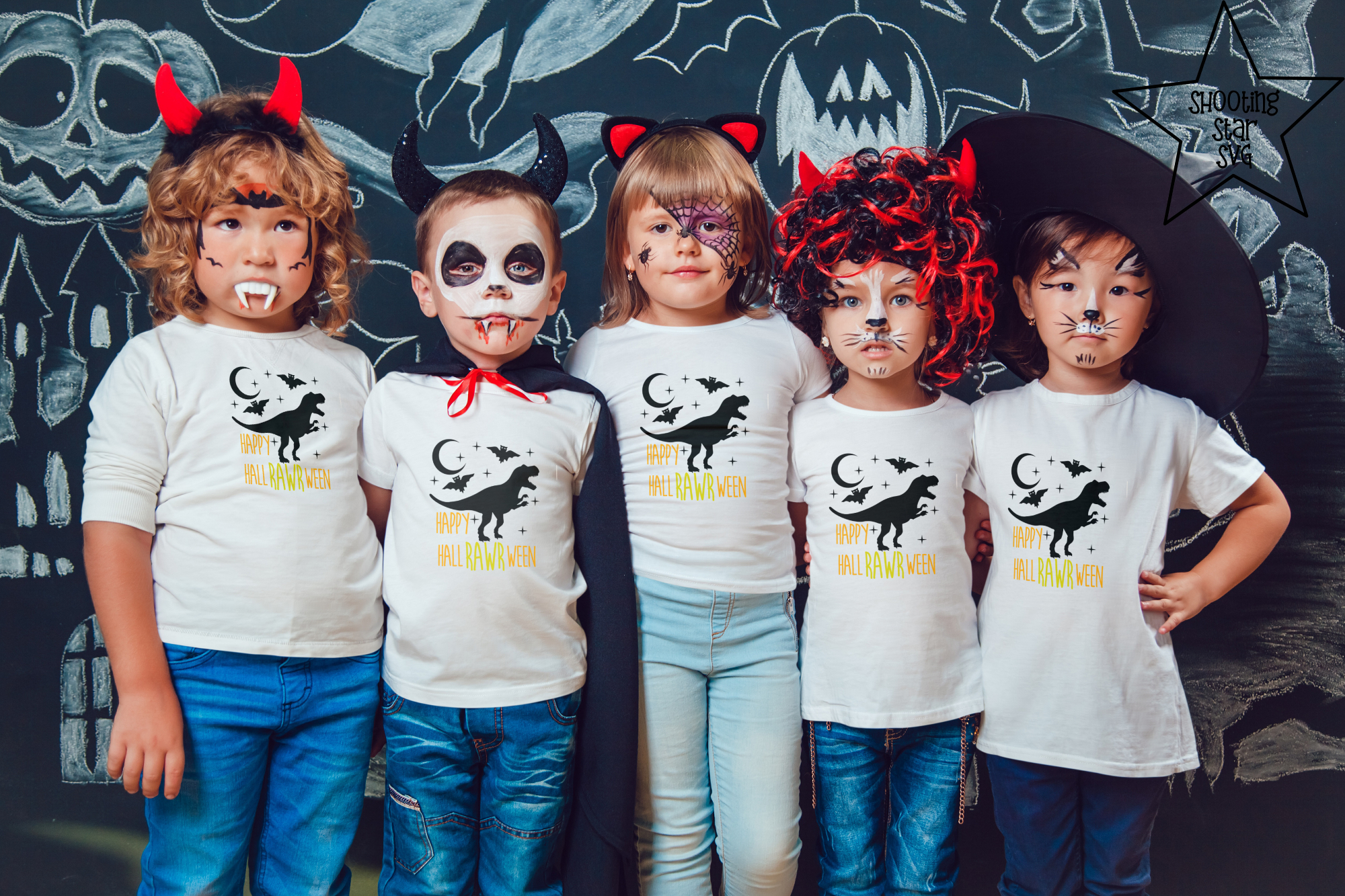 KostÃ¼me Kinder Halloween Einzigartig Happy Hallrawrween Svg Halloween Dinosaur Halloween Svg