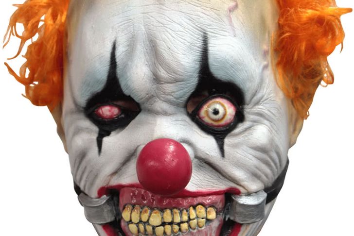 Krasse Halloween KostÃ¼me Luxus Krasse Clown Maske Mit Maulsperre Für Halloween