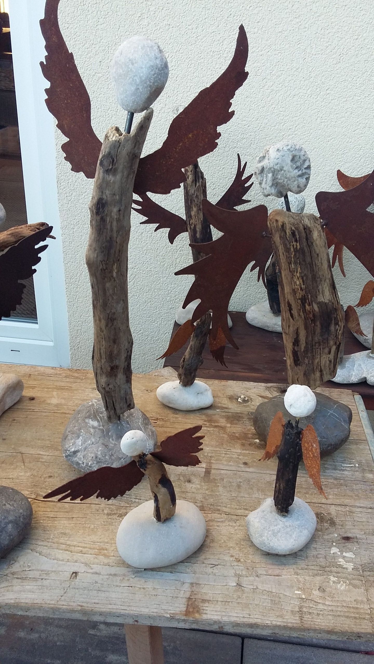 Kreative Ideen Aus Holz Einzigartig Schwemmholz Und Steine = Engel