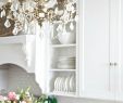Landhausstil Deko Ideen Einzigartig Silver and Crystal Chandelier with Wooden Cabinets