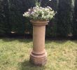 Mediterrane Gartendeko Neu Tall English Terracotta Chimney Pot Planter Pedestal