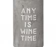 Metallfiguren Garten Best Of Weinkühler Aus Beton "any Time is Wine Time"