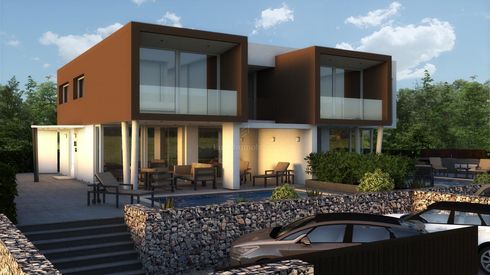 modern new duplex villa umag istria sea view6