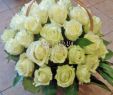 Online Shop Garten Frisch Basket Of 29 White Roses