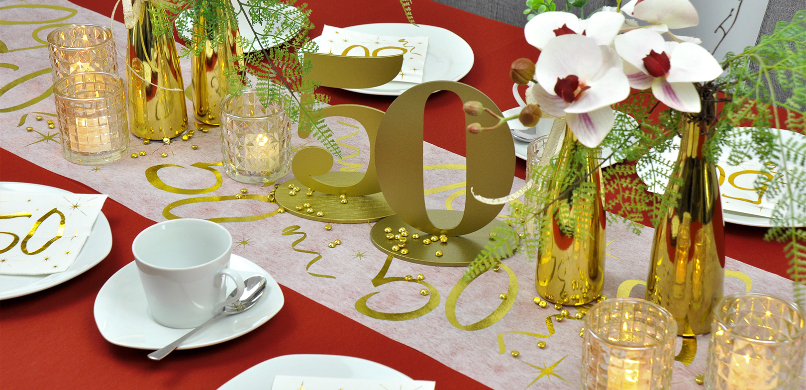 Party Deko 30 Geburtstag Neu Stilvolle Tischdeko Zum 50 Geburtstag In Bordeaux Gold