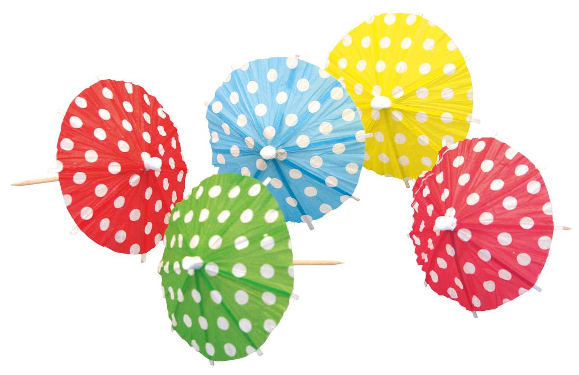 Party Sachen Frisch 10 Ready for Summer Deco Shade Multicolored Spotted