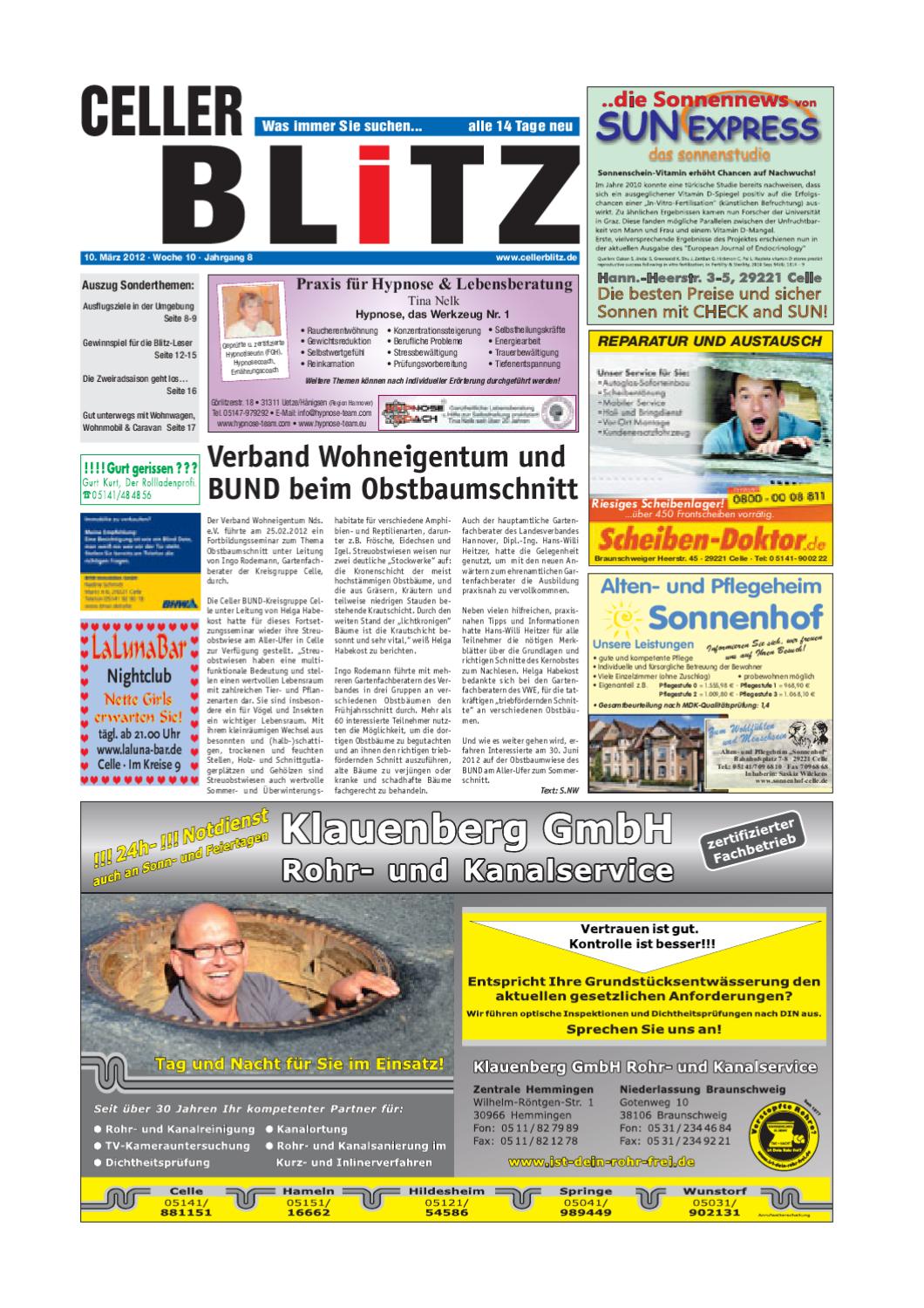 Quellsteine Im Garten Frisch Celler Blitz 10 Kw by Media Verlag Celle Gmbh & Co Kg issuu
