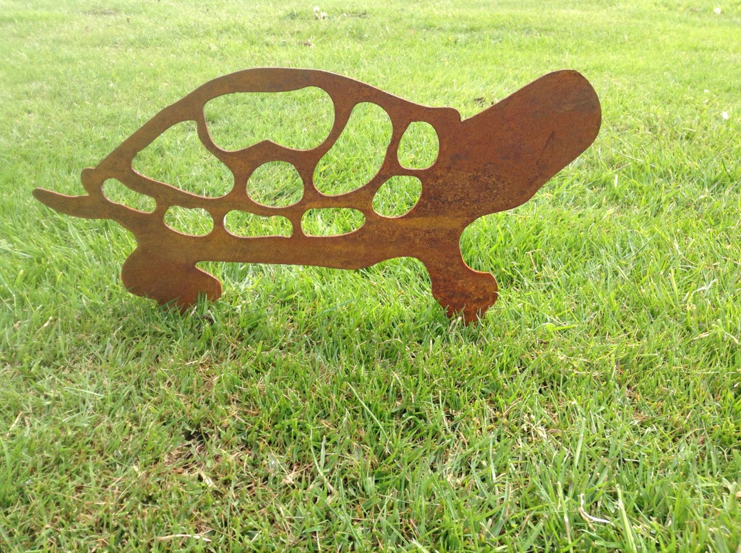 Rostiges Metall Schön Rusty tortoise Metal Garden Art Metal tortoise Silhouette