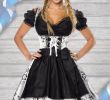 Schwarzes Halloween Kleid Elegant 2tlg Dirndl In Silber Schwarz