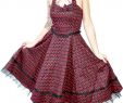 Schwarzes Halloween Kleid Frisch Hearts & Roses Cherries Kirschen Petticoat 50s Kleid Schwarz