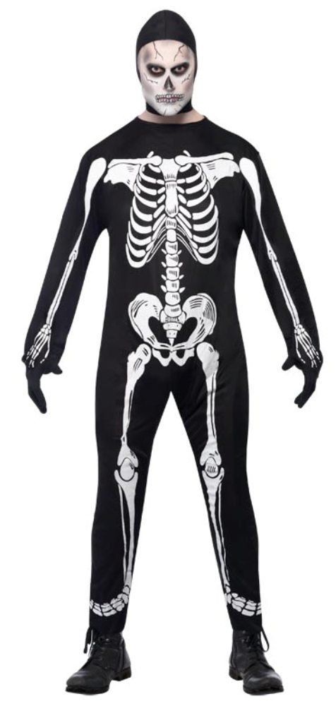 Skelett Halloween KostÃ¼m Inspirierend Skelettkostüm Halloween Für Herren Schwarz Weiss