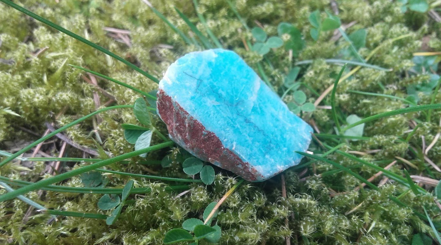 Stein Deko Genial Amazonite Ca 9 Grams Stone Psy Hippie Goa Deco Minerals