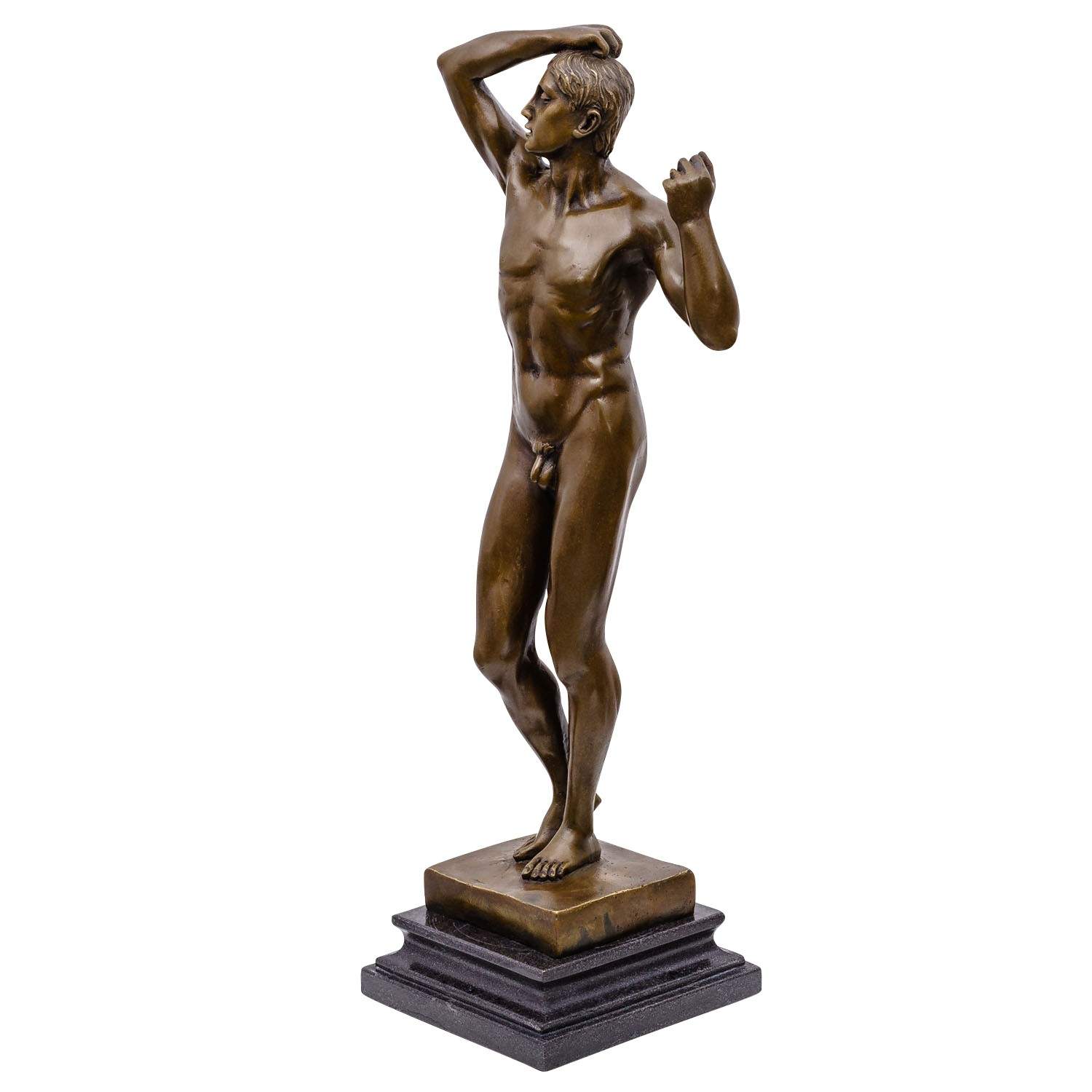 bronzefiguren garten schon details zu bronzeskulptur erotische kunst nach rodin bronze akt mann figur skulptur 47cm of bronzefiguren garten