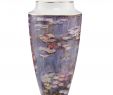 Teich Deko Genial Porzellan Vase Lillies In the Water Von Claude Monet 16 5x30x16 5cm