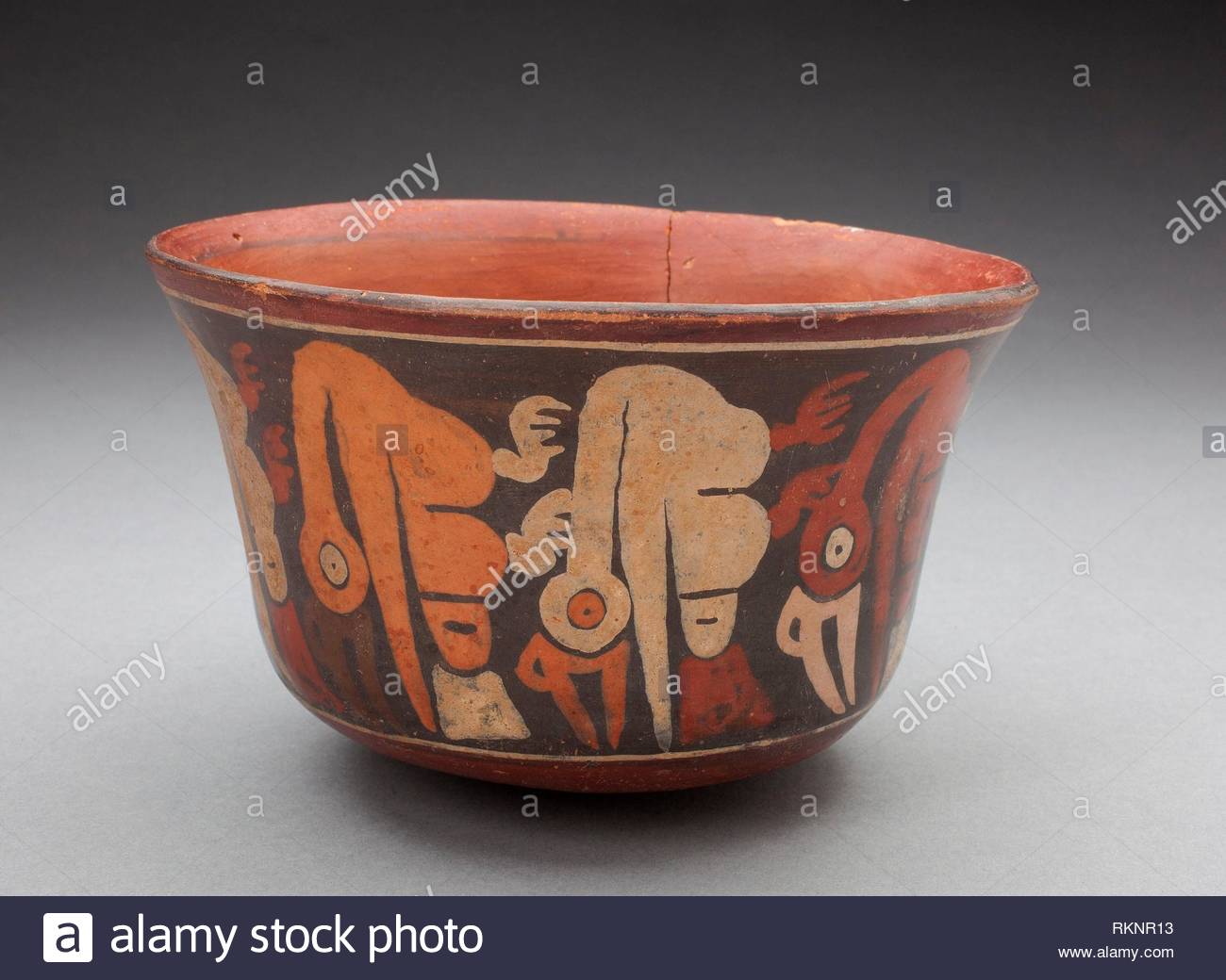 cup depicting long necked birds 180 bcad 500 nazca south coast peru artist nazca origin peruvian south coast date 180 bc500 ad RKNR13