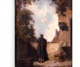 Terrasse Bilder Neu Stretched Textile Canvas Print Carl Spitzweg Old Gentleman On the Terrace