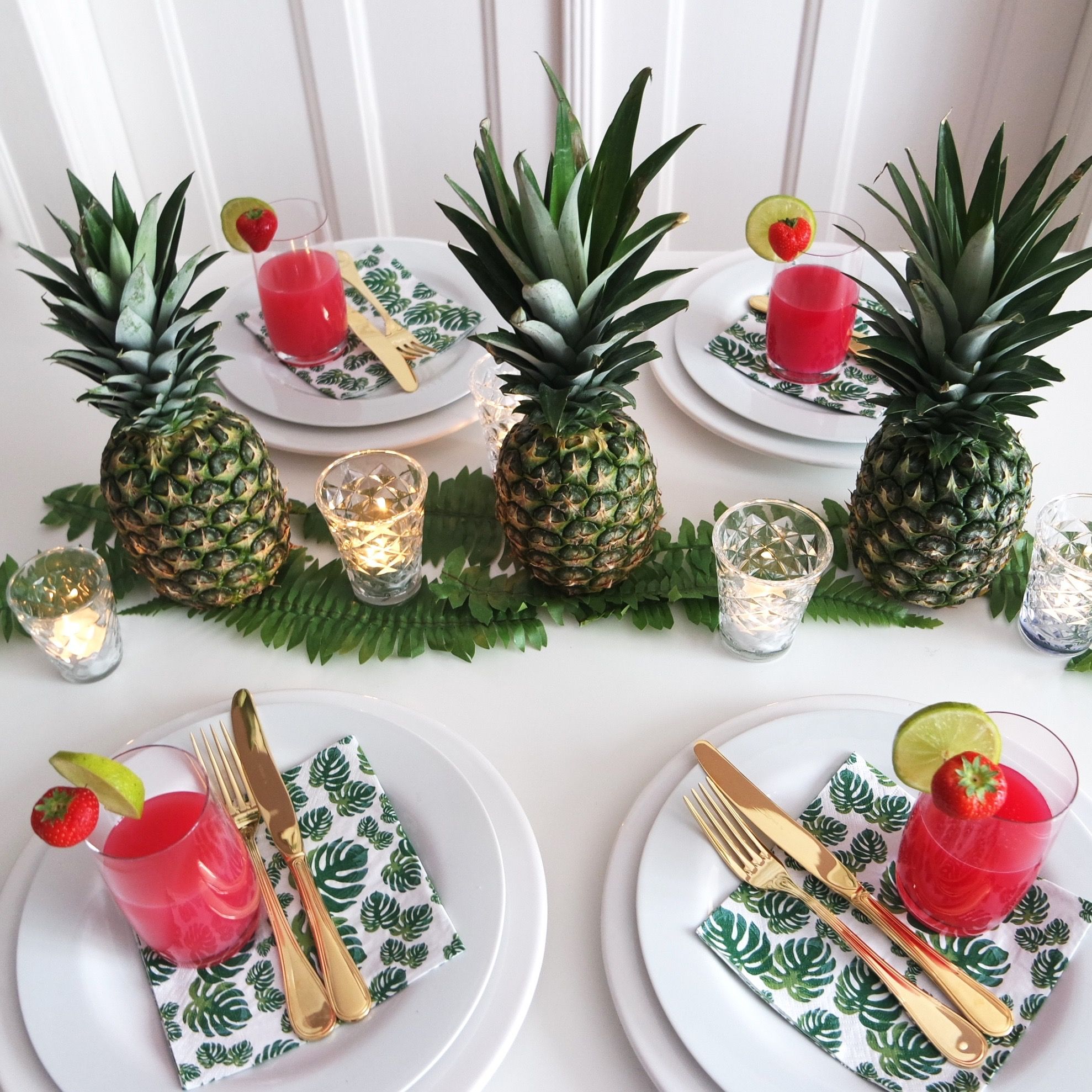 Tischdeko Gartenparty Elegant Peonys In A Pineapple… Einblicke In Meine Mini Ananaszucht