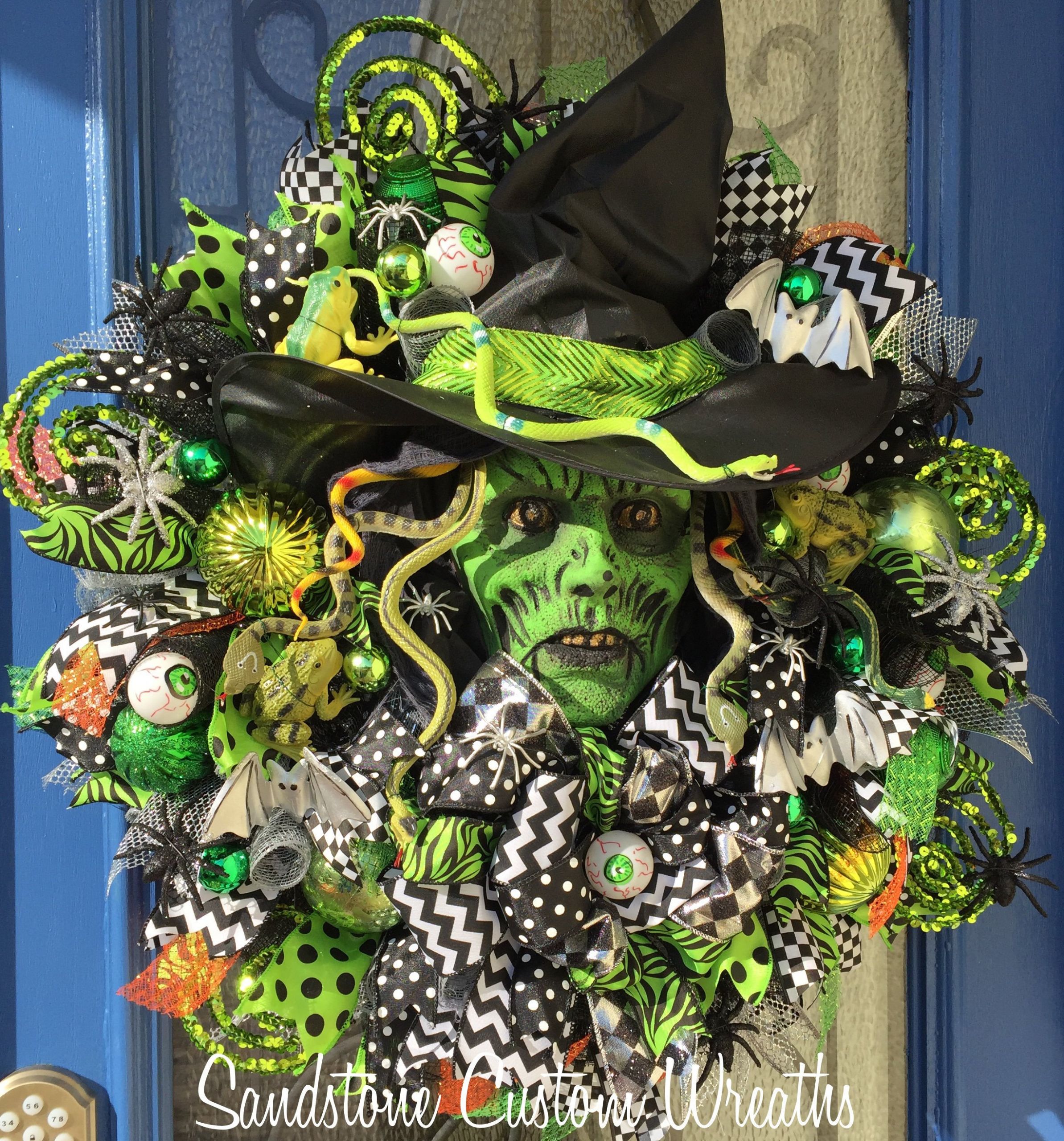 Tischdeko Halloween Frisch Scary Wicked Witch Medusa Halloween Wreath Witch Halloween Wreath Wicked Witch Wreath Witch Wreath Scary Witch Halloween Home Decoration