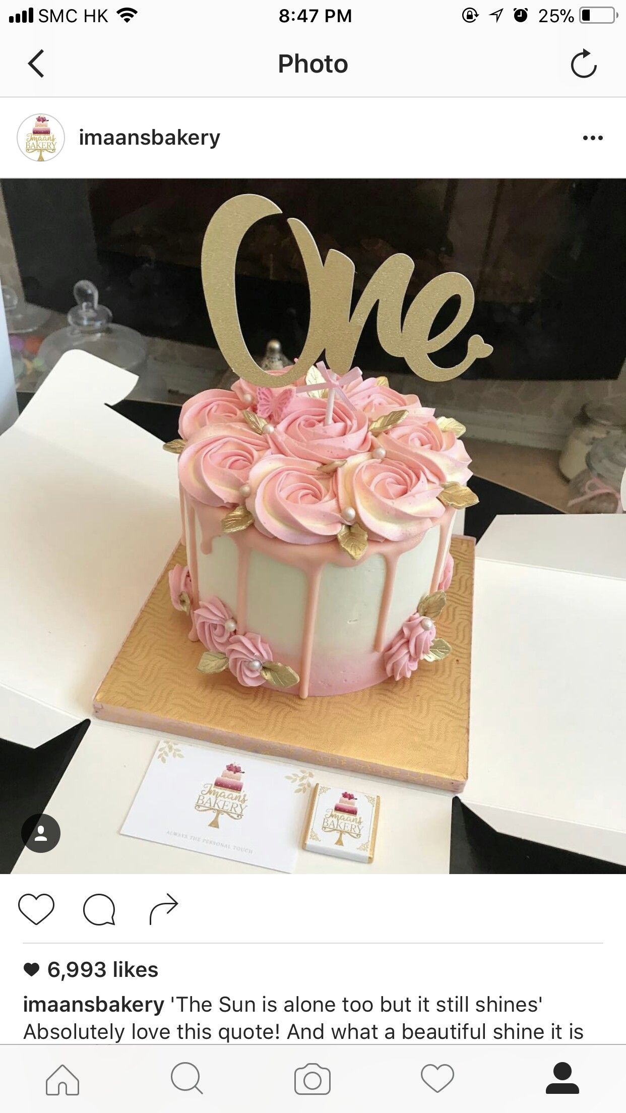 Tortendeko 50 Geburtstag Luxus Smash Cake for Madelyn