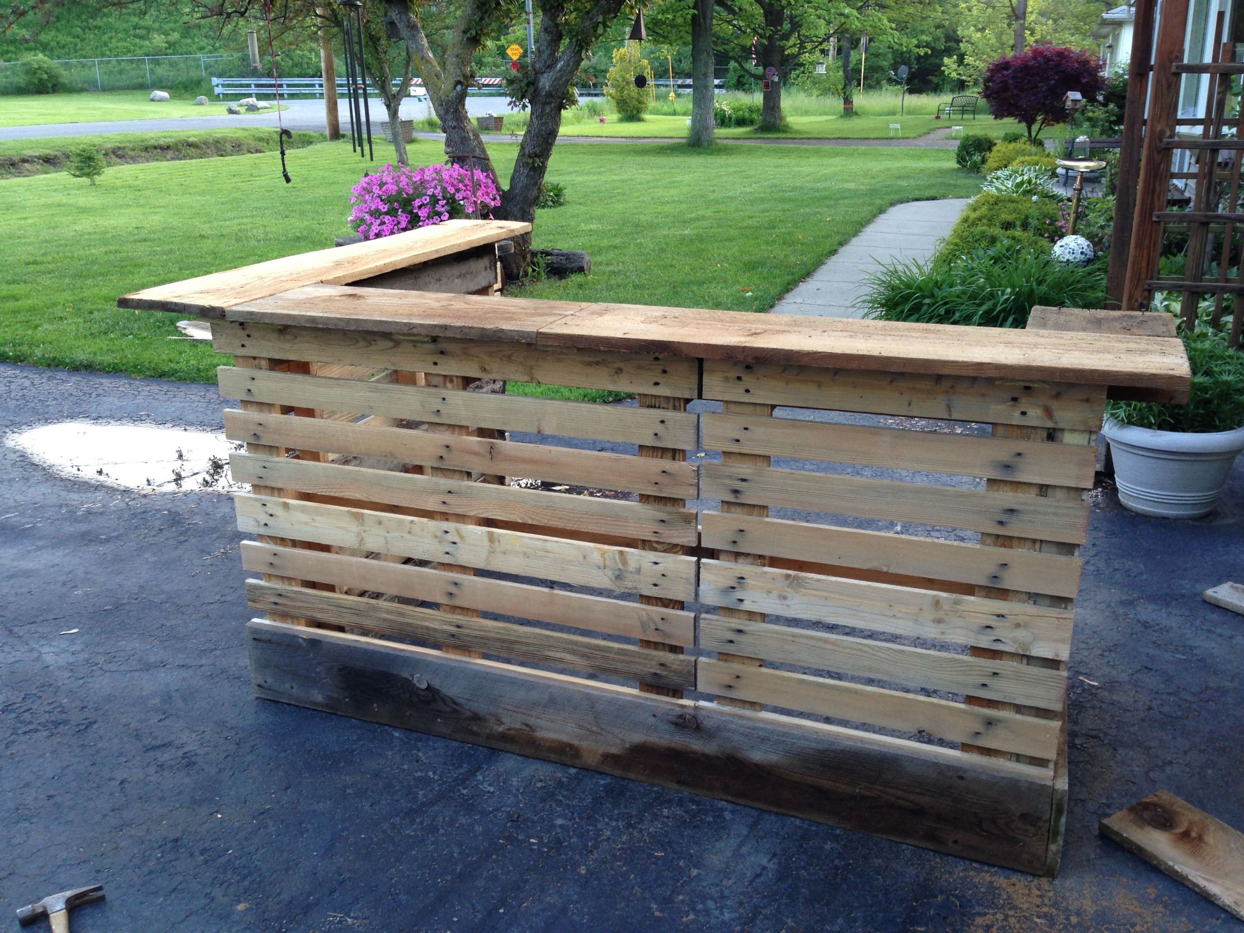 Upcycling Ideen Garten Luxus Bar Made From Upcycled Pallets and 200 Year Old Barn Wood