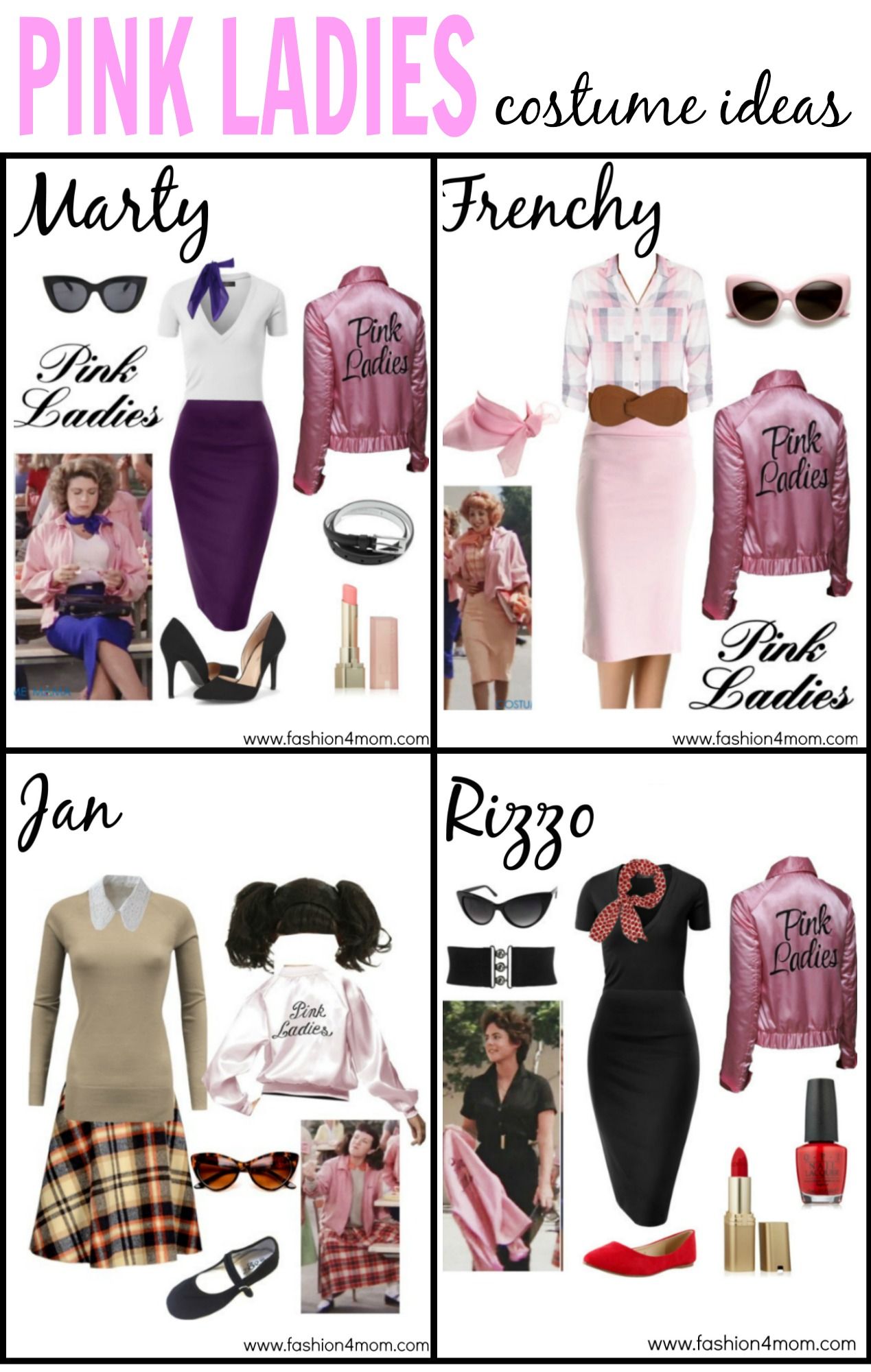 Verkleidung Damen Neu Grease Costume Idea the Pink La S T Birds Sandy & Danny