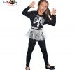 Verkleidung Halloween Schön Us $15 26 Off Eraspooky Skeleton Jumpsuit Girl S Skull Tutu Skirt Cosplay Halloween Costume for Kids Day Of the Dead Carnival Party Outfits In