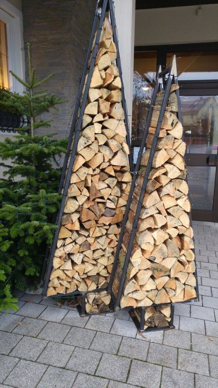 Wagenrad Dekorieren Schön 10 Diy Firewood Rack Ideas with Ingenious Designs