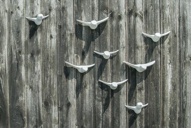 Wanddeko AuÃŸenbereich Neu Deko Metall Deko Wand Dekoration Aquarium Garten Teich
