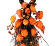 Wanddekoration Einzigartig Natur Flair Flower Rattan Wanddeko Physalis orange Papier 62