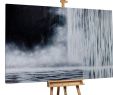 Wasser Garten Best Of Xxl Oil Painting Covered by Mist 71x47 Inches