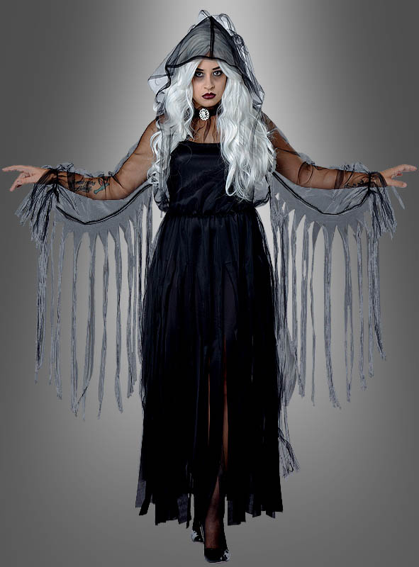 WeiÃŸes Kleid Halloween Frisch Schwarzes Kleid Halloween Geisterkostüm Für Damen