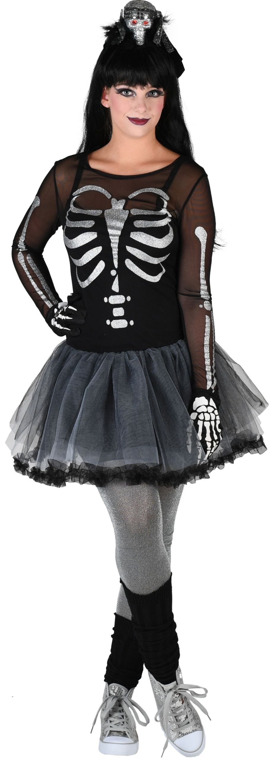WeiÃŸes Kleid Halloween Schön Halloween Kleid Skelett