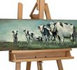 Weiden Deko Garten Frisch Metal Painting Idyll Of Pastures 35x10x1 Inches