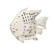 Windlicht Rostoptik Genial Windlicht Fisch Aus Metall In Weiß 29cm