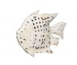 Windlicht Rostoptik Genial Windlicht Fisch Aus Metall In Weiß 29cm