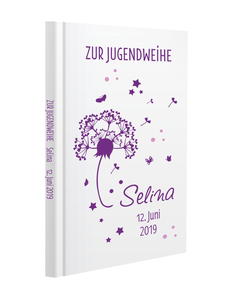 Baumstamm Dekorieren Einzigartig Personalisiertes Gästebuch Zur Jugendweihe Mit Namen Und Datum Pusteblume